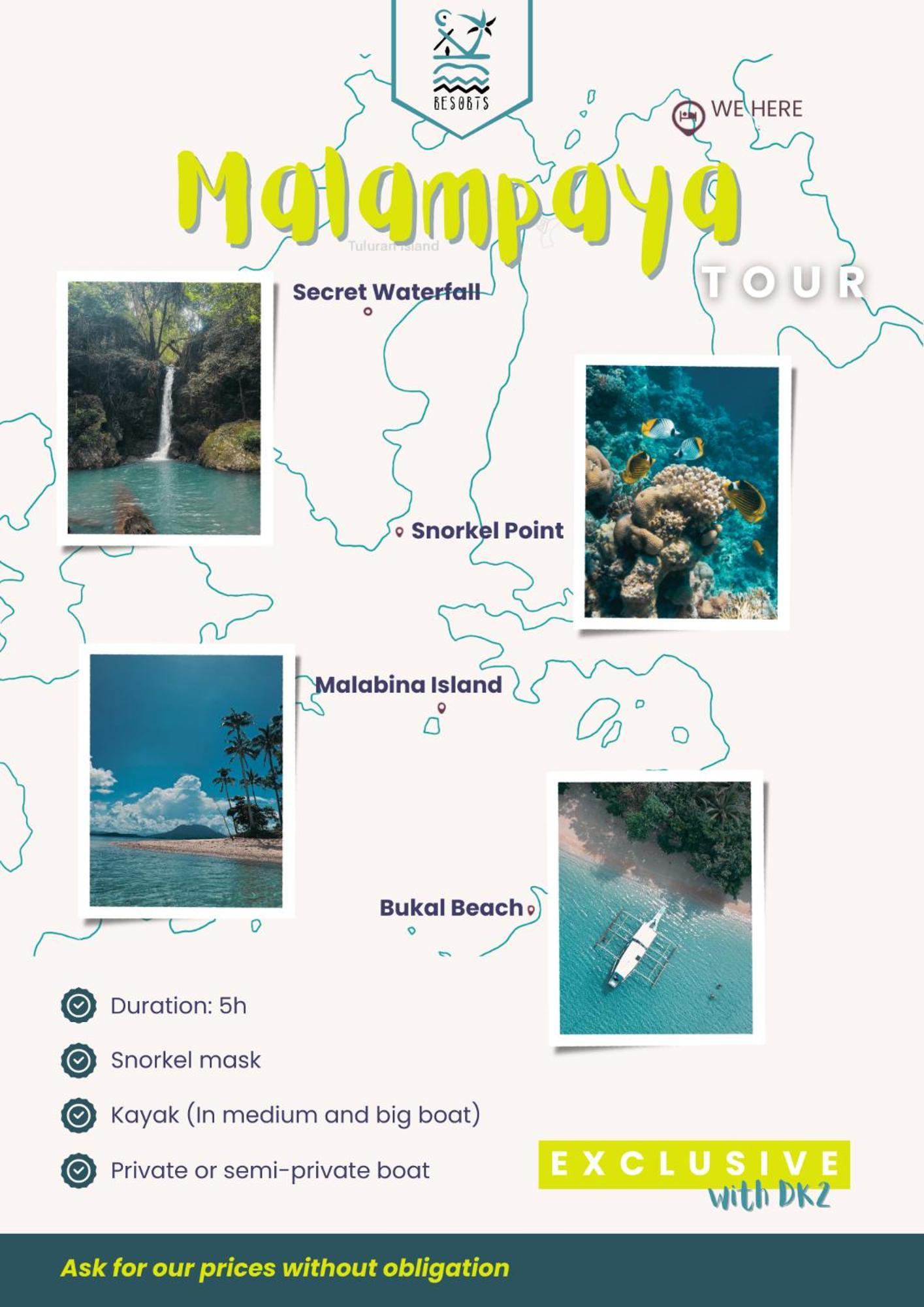 Dk2 Resort - Hidden Natural Beach Spot - Direct Tours & Fast Internet 爱妮岛 外观 照片